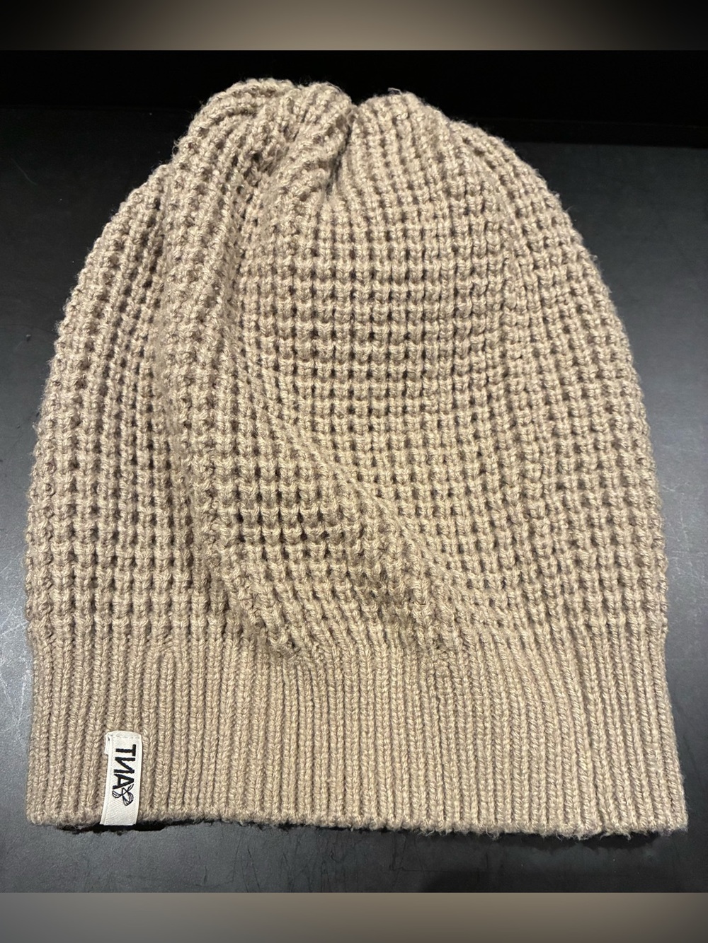 Aritzia Tan Beanie Hat